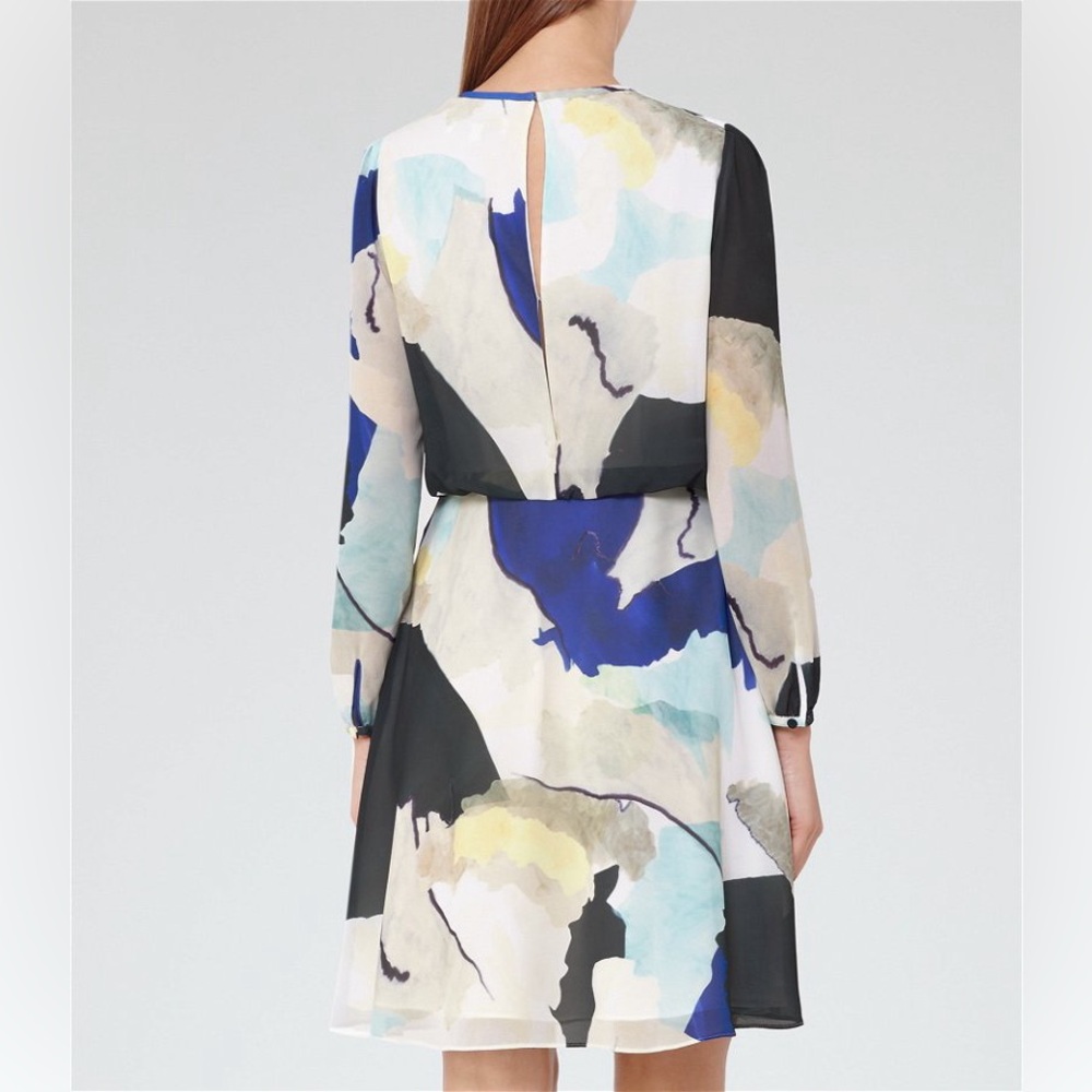 Reiss Neave Watercolour Dress